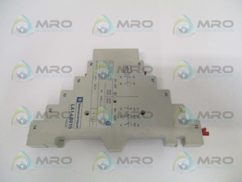TELEMECANIQUE LA1-LB015 AUXILIARY CONTACT BLOCK UNMP