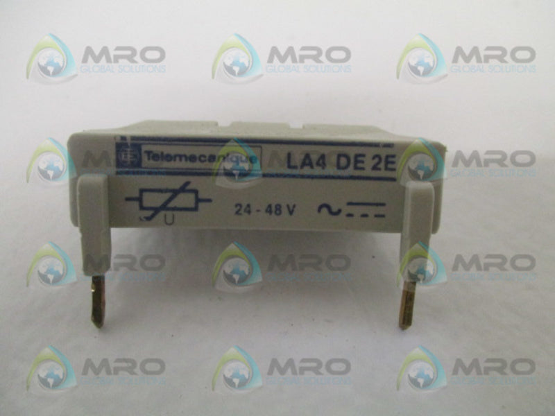 TELEMECANIQUE LA4DE2E SURGE COIL SUPPRESSOR 24-48V UNMP