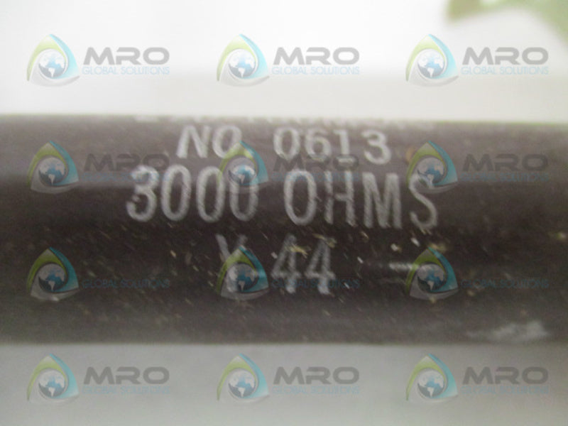 OHMITE 0613 270-100M-40 RESISTOR 3000 OHMS NSNP