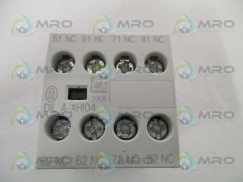 KLOCKNER MOELELR DILA-XHI04 AUXILIARY CONTACT BLOCK NSNP
