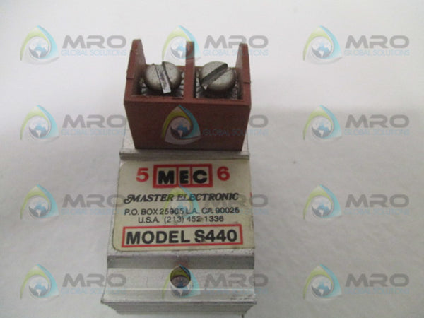 MASTER ELECTRONIC S440 RELAY UNMP
