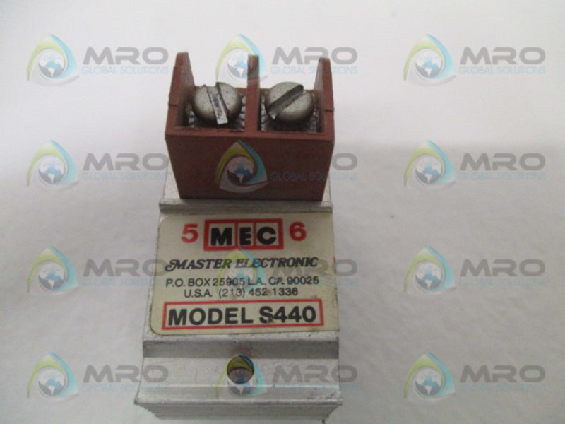 MASTER ELECTRONIC S440 RELAY UNMP