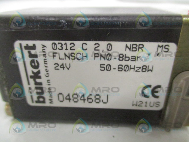 BURKERT 048486J 0312C2,0NBRMS SOLENOID VALVE  NSNP