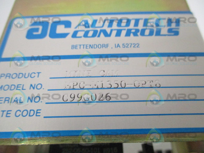AUTOTECH CONTROLS MPC-M1350-OPT8 MINI CAM (REPAIRED)  UNMP