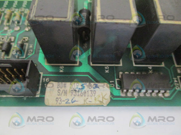 MEDAR 519-B 5195-B2 CIRCUIT BOARD CARD UNMP