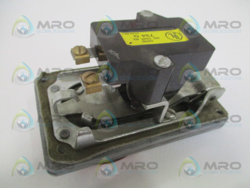 CLARK CONTROL 4A50 TYPE C STOP BUTTON  UNMP