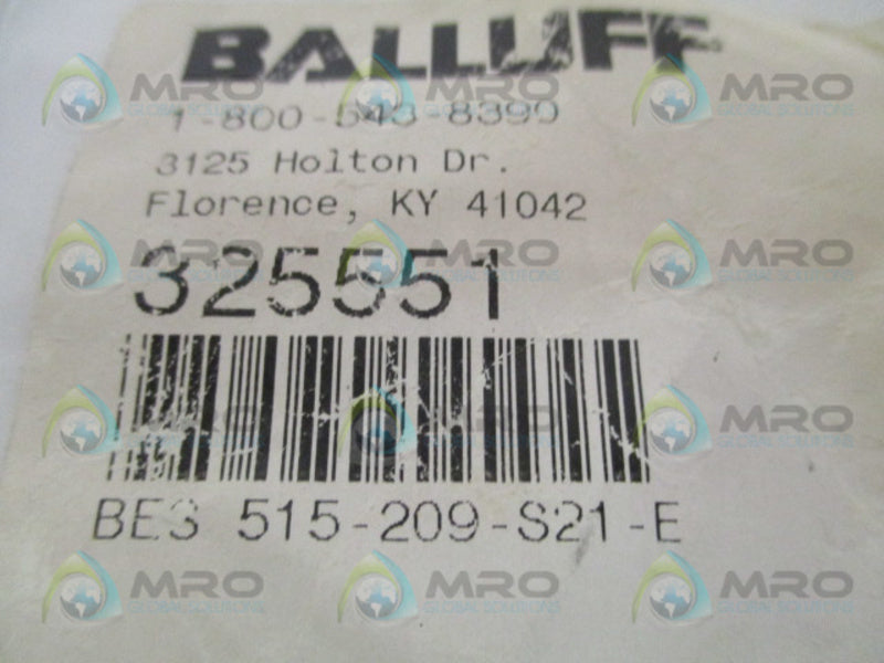 BALLUFF BES515-209-S21-E PROXIMITY SWITCH SENSOR  NSMP