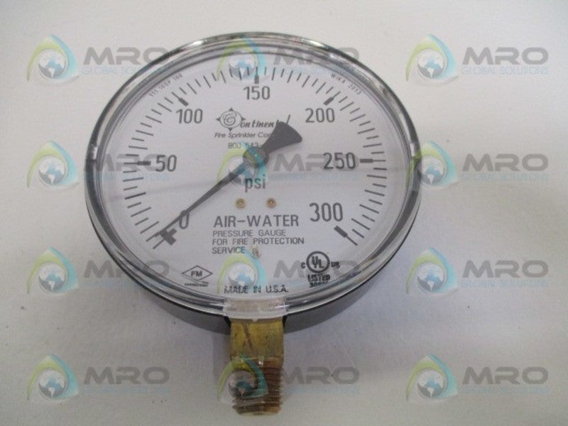 WIKA 4330013 111.03 4" PRESSURE GAUGE 0-300 PSI NSMP