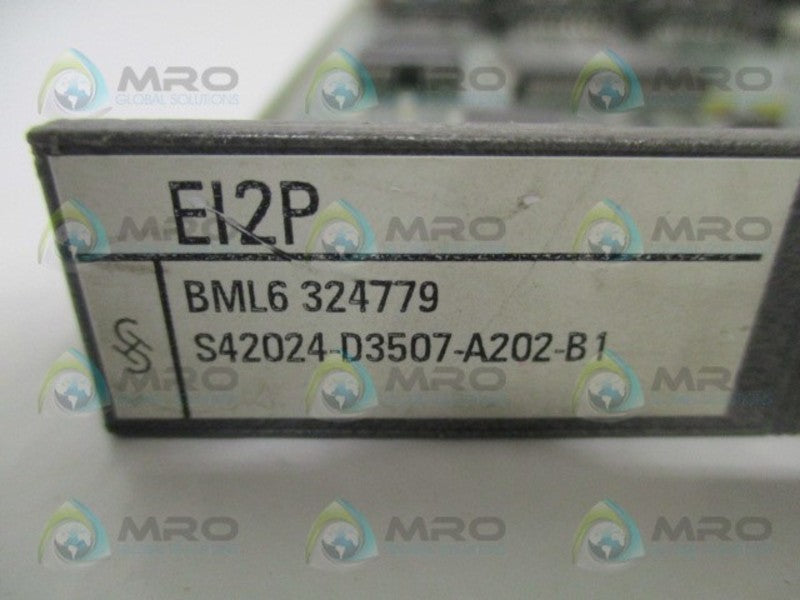 SIEMENS S42024-D3507-A202-B1 EI2P PROCESS CONTROL BOARD UNMP