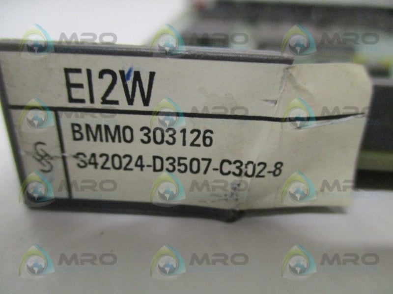 SIEMENS S42024-D3507-C302-8 EI2W PROCESS CONTROL BOARD (AS PICTURED) UNMP