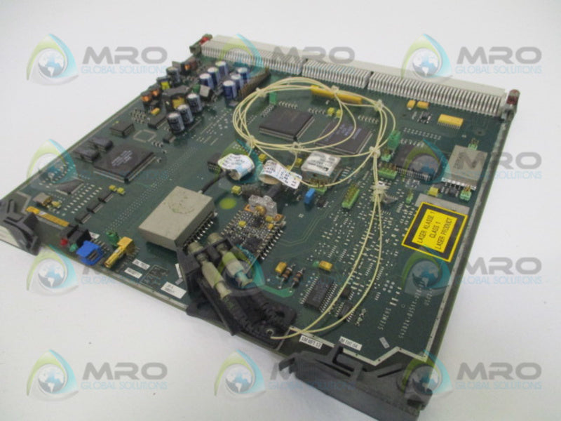 SIEMENS S42024-D3511-C202-8 OI155 PROCESS CONTROL BOARD UNMP