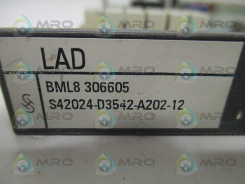 SIEMENS S42024-D3542-A202-12 LAD PROCESS CONTROL BOARD (AS PICTURED) UNMP