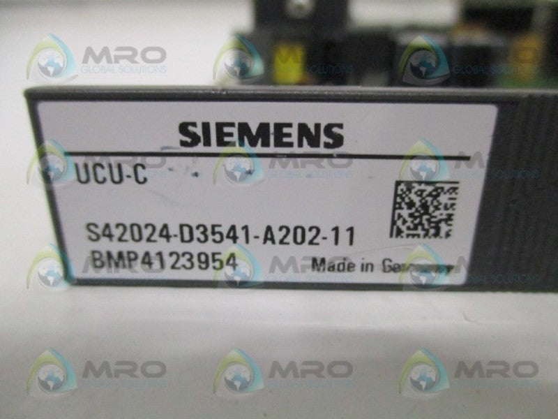 SIEMENS S42024-D3541-A202-11 PROCESS CONTROL BOARD UNMP