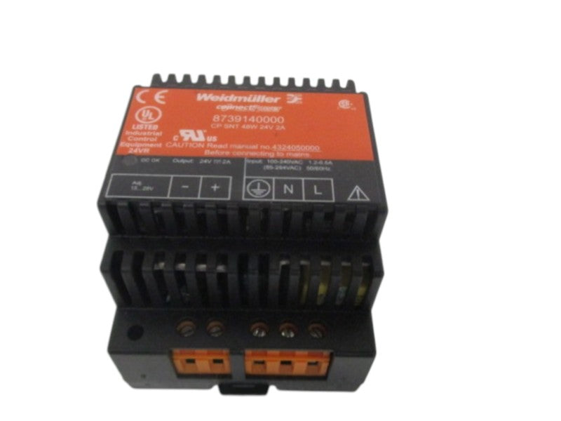 WEIDMULLER 8739140000 POWER SUPPLY 24V UNMP