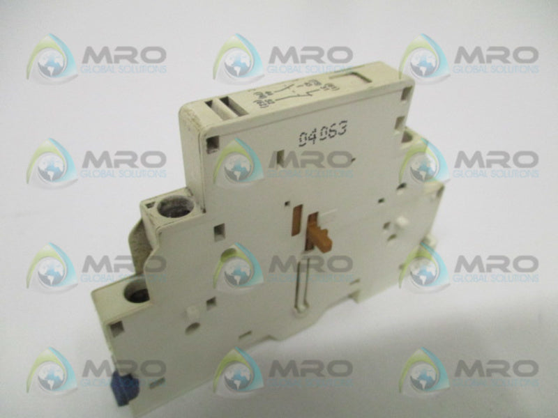 TELEMECANIQUE GVAN11 AUXILIARY CONTACT BLOCK UNMP