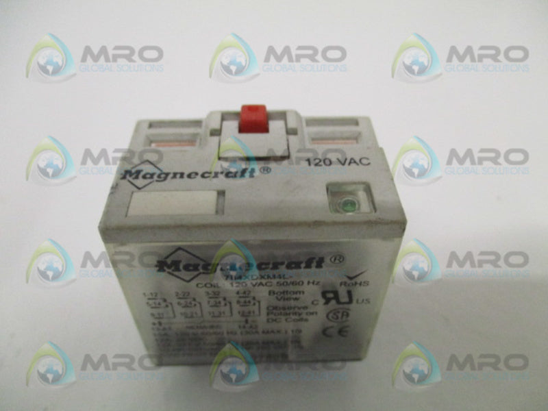 MAGNECRAFT 784XDXM4L RELAY 120VAC  UNMP