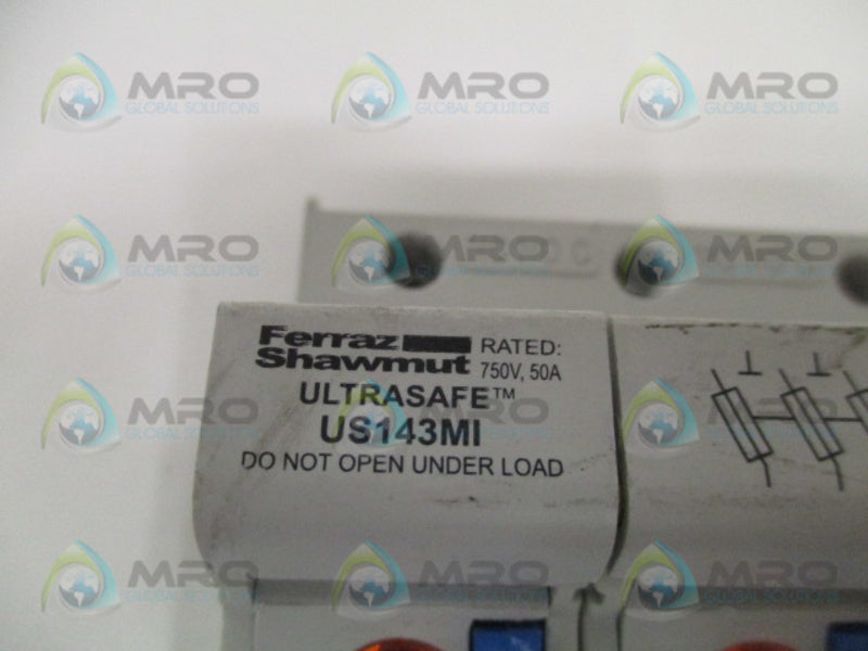 FERRAZ SHAWMUT ULTRASAFE US143MI FUSE HOLDER  UNMP