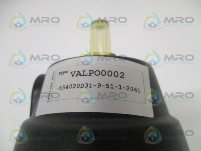GEMU VALPO0002 554020D31-9-51-1-2061 PNEUMATIC ACTUATED VALVE NSMP