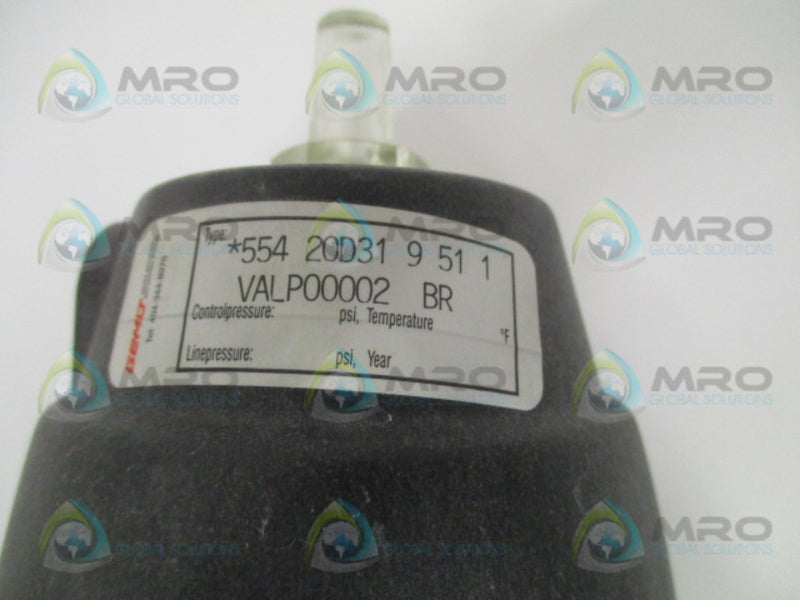 GEMU VALPO0002 554020D319511 PNEUMATIC ACTUATED VALVE UNMP