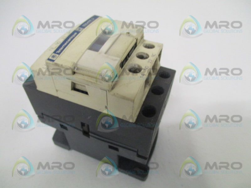 TELEMECANIQUE LC1D09G7 CONTACTOR 120V UNMP