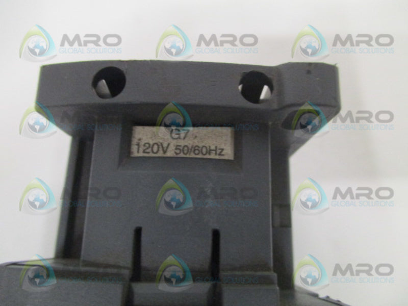 TELEMECANIQUE LC1D09G7 CONTACTOR 120V UNMP