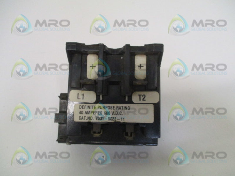 JOSLYN CLARK 7001-9022-11 CONTACTOR 110-120V UNMP