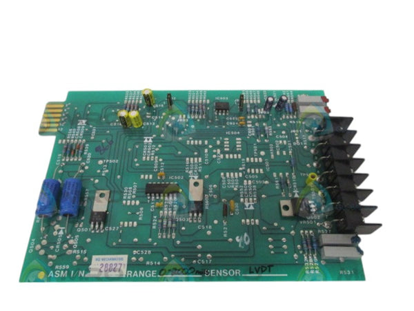 IRD MECHANALYSIS RP28827-03 BOARD RANGE 0-2000 MILG SENSOR LVDT UNMP