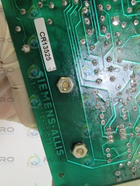 SIEMENS PC BOARD A1-301-216-02-033 UNMP