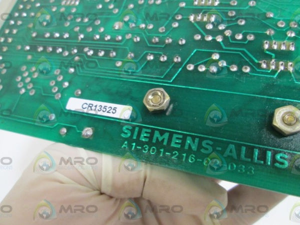 SIEMENS PC BOARD A1-301-216-02-033 UNMP