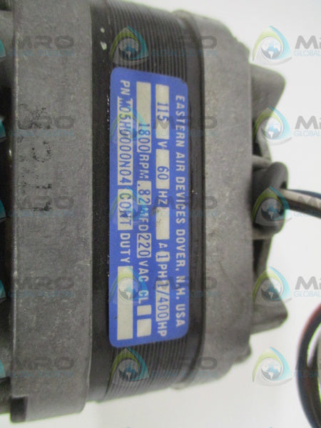 EATERN AIR DEVICES M05H0000N04 MOTOR 1/400 HP 1800 RPM 115V  UNMP