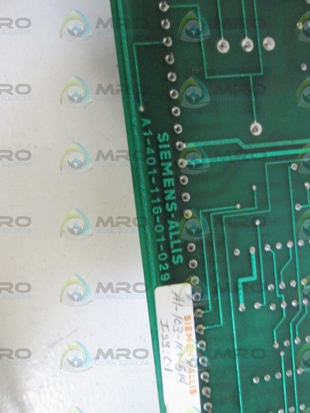 SIEMENS PC BOARD A1-103-100-514 UNMP