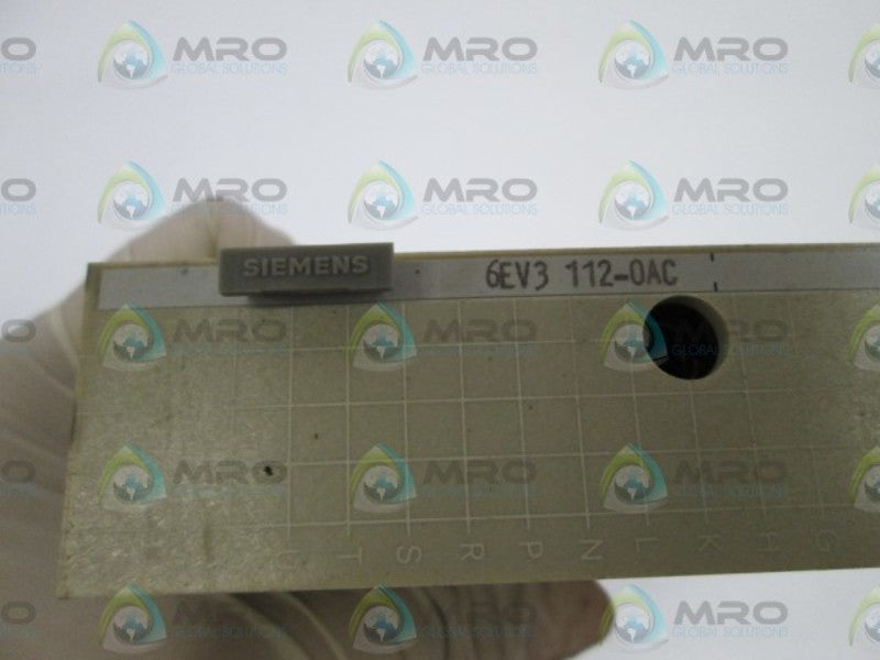 SIEMENS PLC CARD E MA-W  6EV3112-OAC UNMP