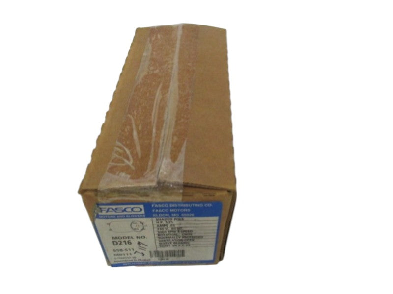 FASCO D216 BLOWER MOTOR 1/25 HP 3000RPM  NSFS
