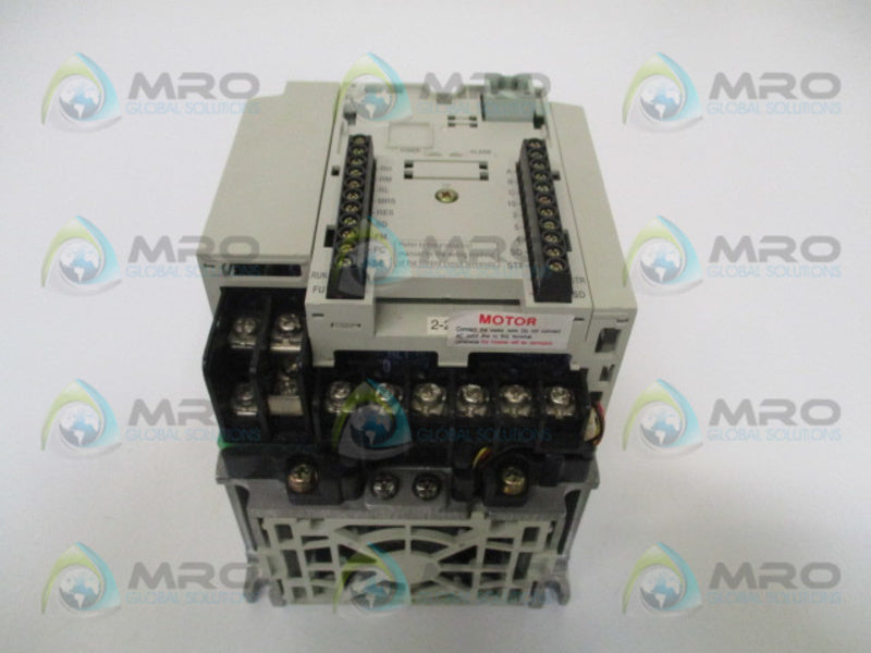 MITSUBISHI FR-E520-2.2K-NA INVERTER DRIVE 3 HP (MISSING COVER) UNMP