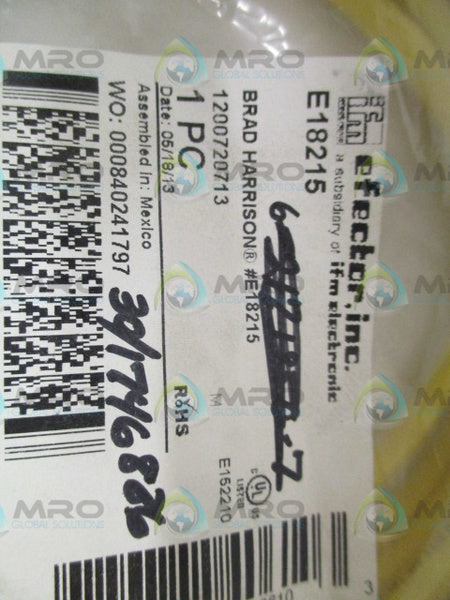 IFM EFECTOR E18215  NSMP