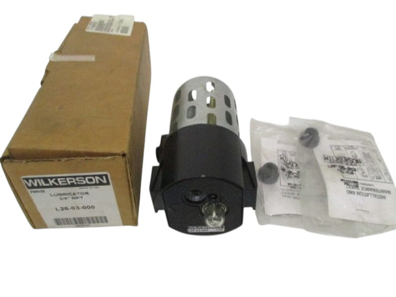 WILKERSON L26-03-000 LUBRICATOR 3/8" (MISSING GLASS) NSMP