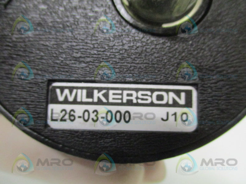 WILKERSON L26-03-000 LUBRICATOR 3/8" (MISSING GLASS) NSMP