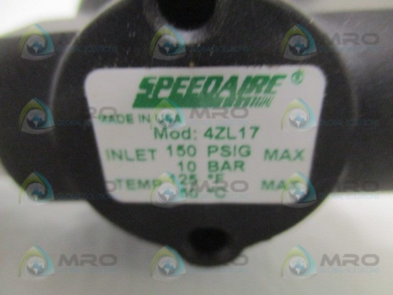 SPEEDAIRE 4ZL17 OIL REMOVAL FILTER 1/4" UNMP