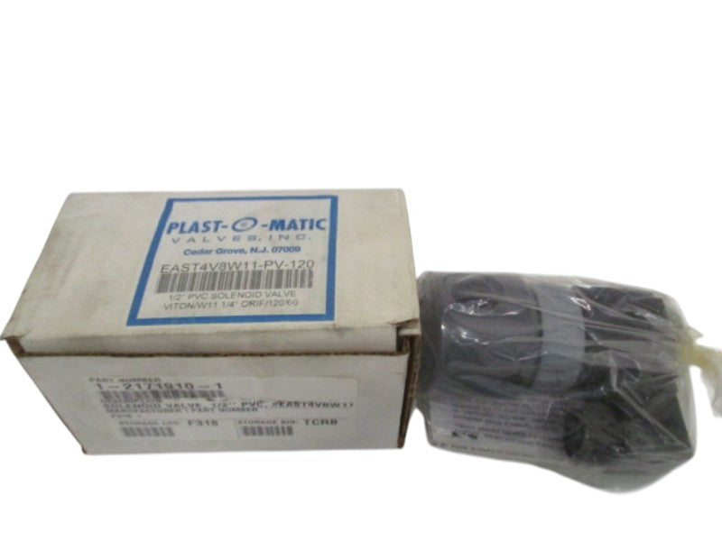 PLAST-O-MATIC EAST4V8W11-PV-120 SOLENOID VALVE 1/2" NSMP