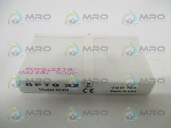 OPTO 22 AD6T ANALOG INPUT MODULE NSMP