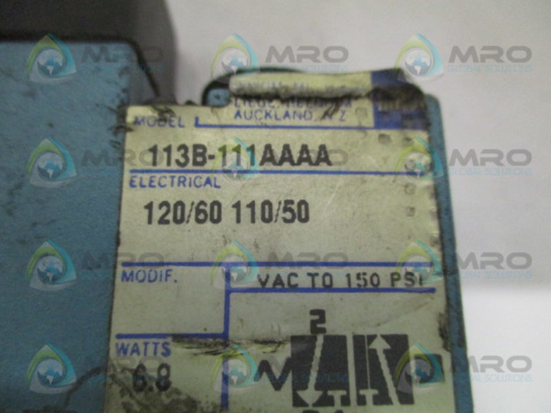 MAC 113B-111AAAA DIRECTIONAL CONTROL VALVE UNMP