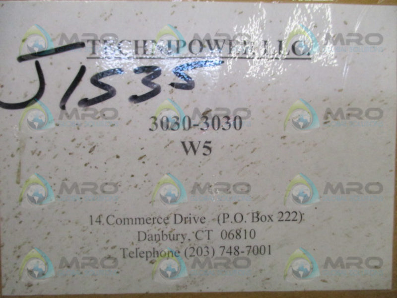 TECHNIPOWER W5 3030-3030 VARIAC AUTOTRANSFORMER NSMP