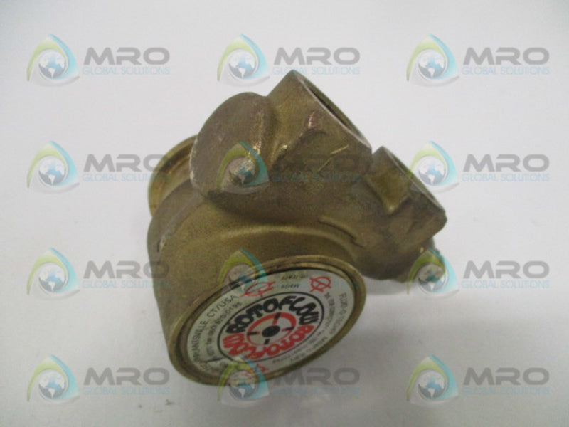 FLUID-O-TECH P0032 ROTO FLOW VALVE UNMP