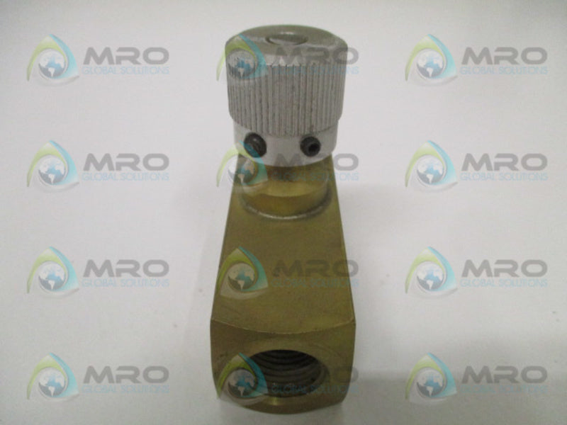 PARKER PF800B-40EK HYDRUALIC FLOW CONTROL VALVE UNMP