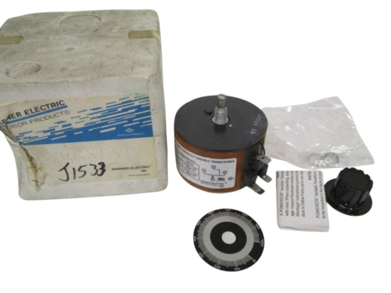 WARNER ELECTRIC 10C POWERSTAT 120V NSMP
