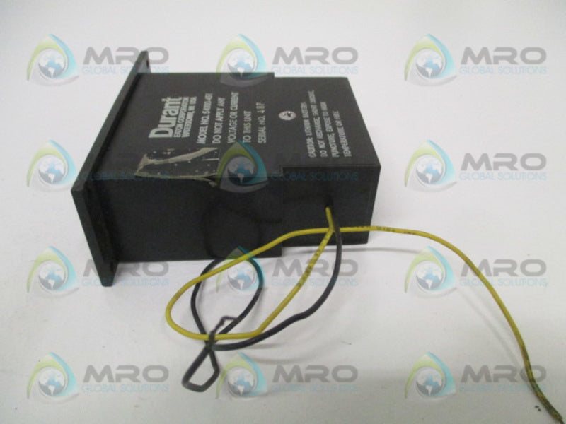 DURANT 54000-451 ELECTRONIC COUNTER PANEL METER  UNMP