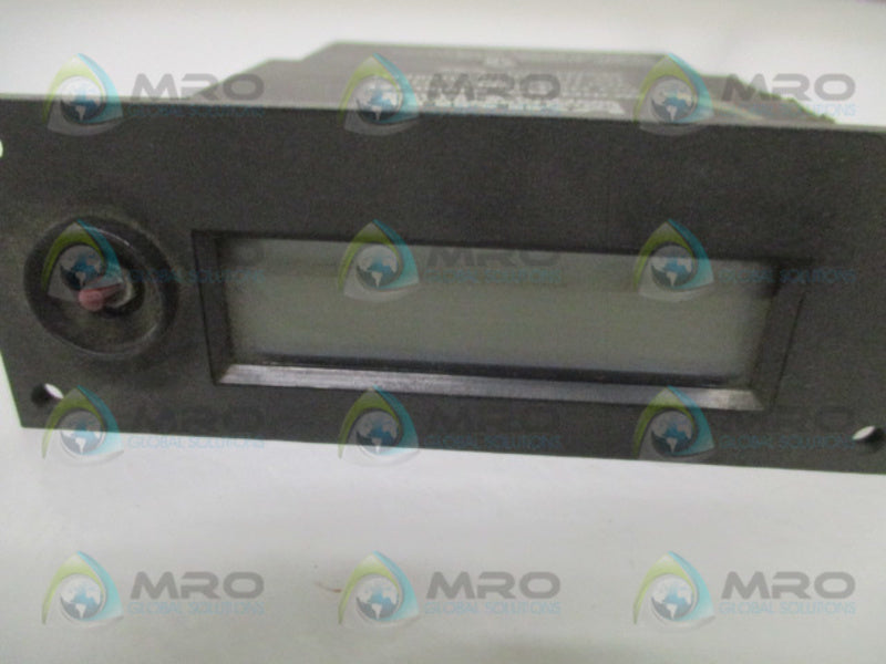DURANT 54000-451 ELECTRONIC COUNTER PANEL METER  UNMP