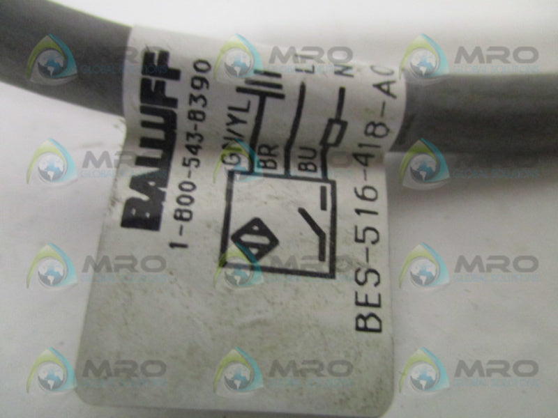 BALLUFF BES-516-418-A0-L-PC PROXIMITY SWITCH SENSOR  UNMP