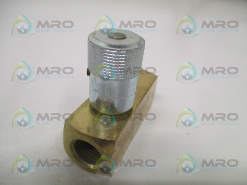 PARKER F800B-11AL HYDRUALIC FLOW CONTROL VALVE NSMP