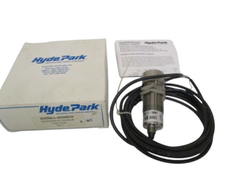 HYDE PARK SM906A-402003S SUPER PROXIMITY SENSOR CABLE NSMP